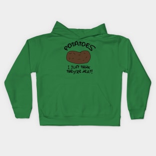 Simpsons Potatoes - I Just Think They're Neat! Kids Hoodie